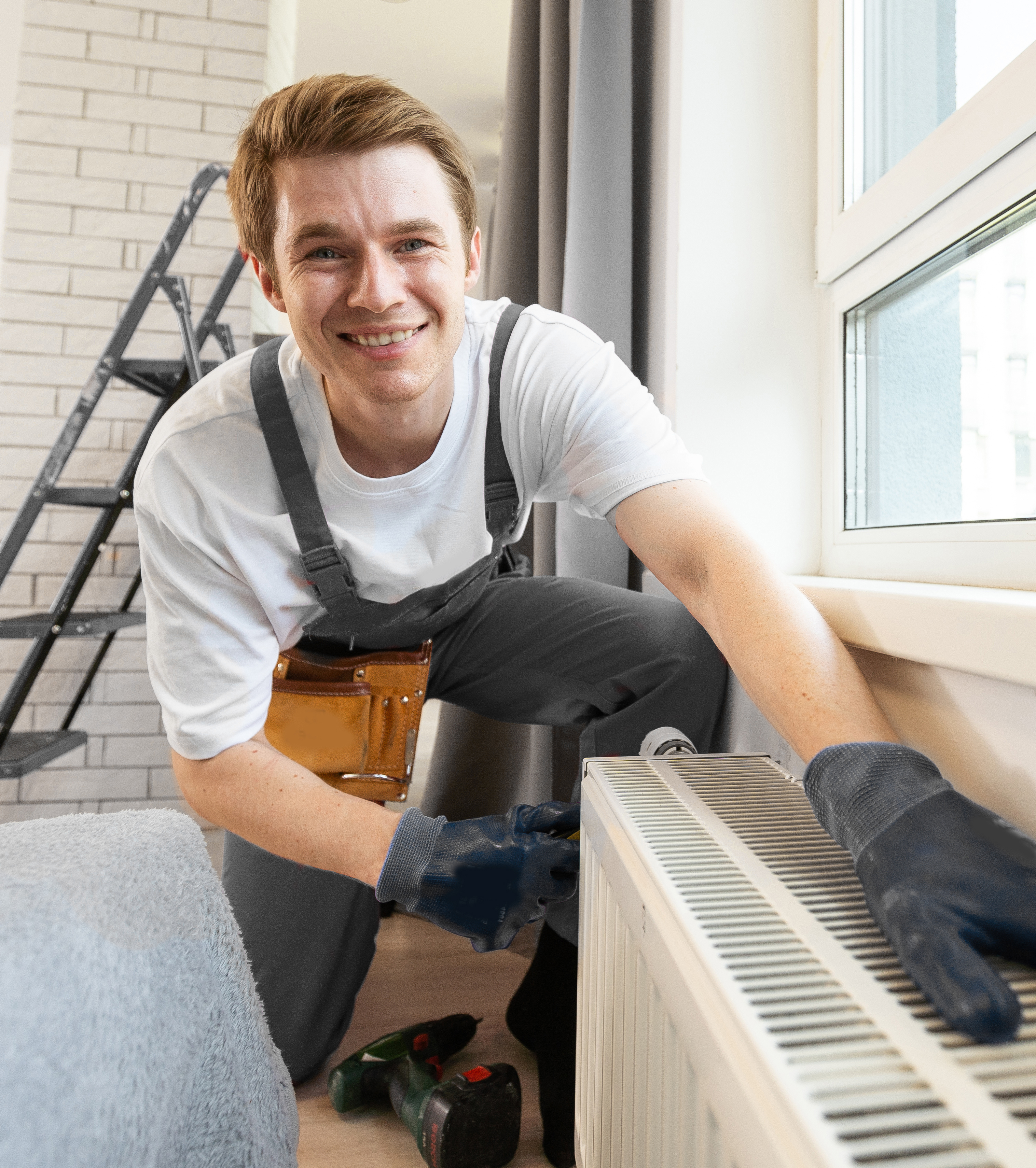 Auszubildender bei der Arbeit