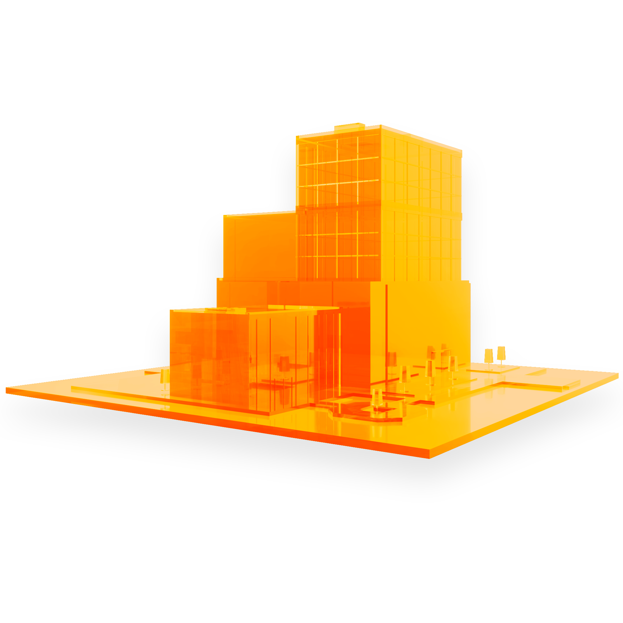 3-D-Modell eines Gebäudes