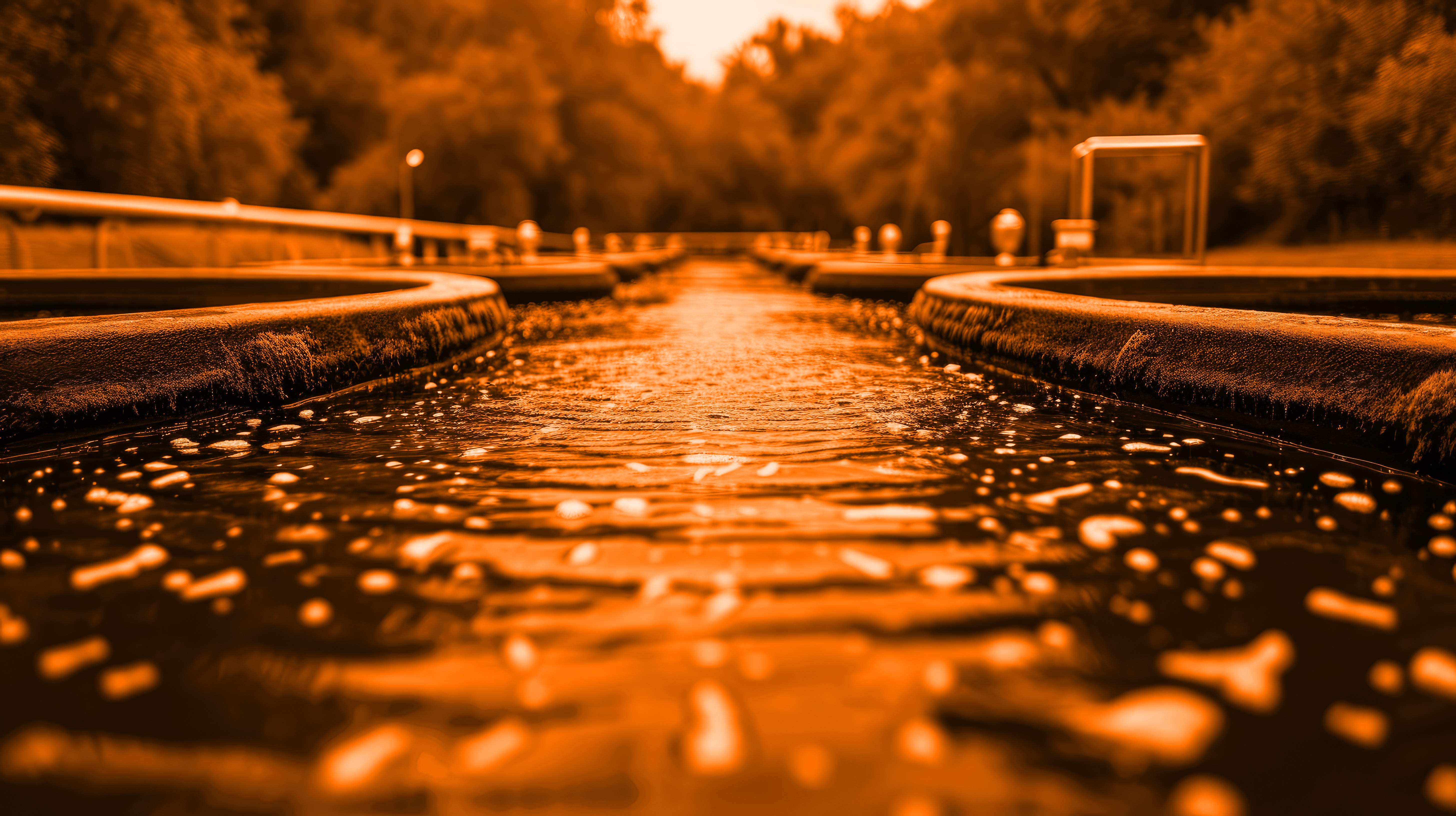 Wasser in Kanal